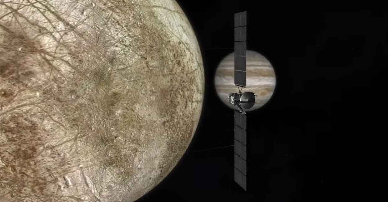It will take six years for Europa Clipper to reach Jupiter, where it will orbit the gas giant every three weeks. Image: NASA